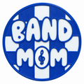 Band Mom (Blue+White+Navy) Statement Charm
