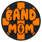 Band Mom (Orange+Black) Statement Charm