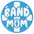 Band Mom (Blush Blue+White) Statement Charm