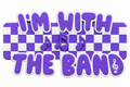 I'm With The Band (Purple+White) Statement Charm