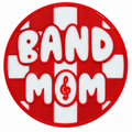 Band Mom (Red+White) Statement Charm