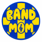 Band Mom (Blue+Gold/Yellow) Statement Charm
