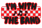 I'm With The Band (Red+Black+White) Statement Charm