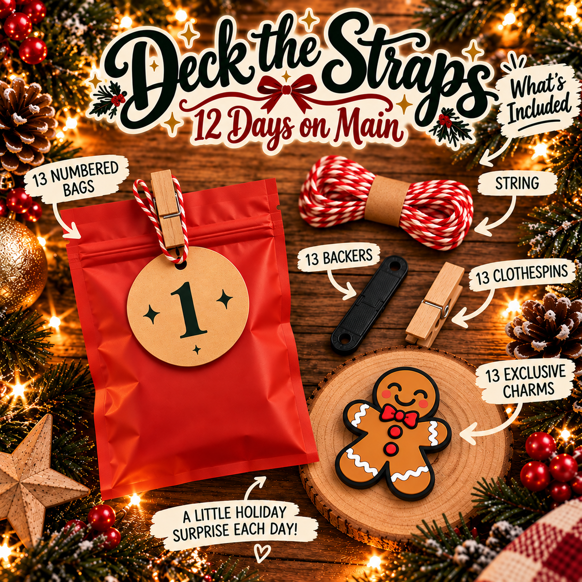 Deck the Straps: 12 Days on Main (PRE-ORDER)