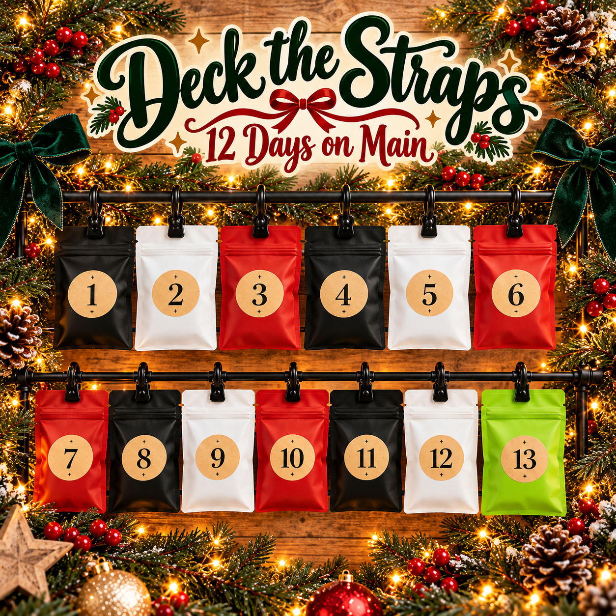 Deck the Straps: 12 Days on Main (PRE-ORDER)
