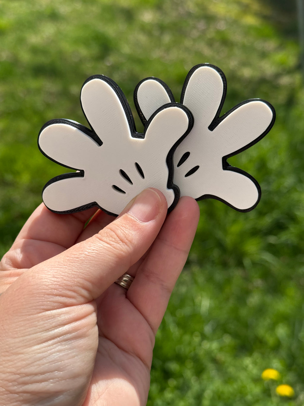 The Glove Statement Charm