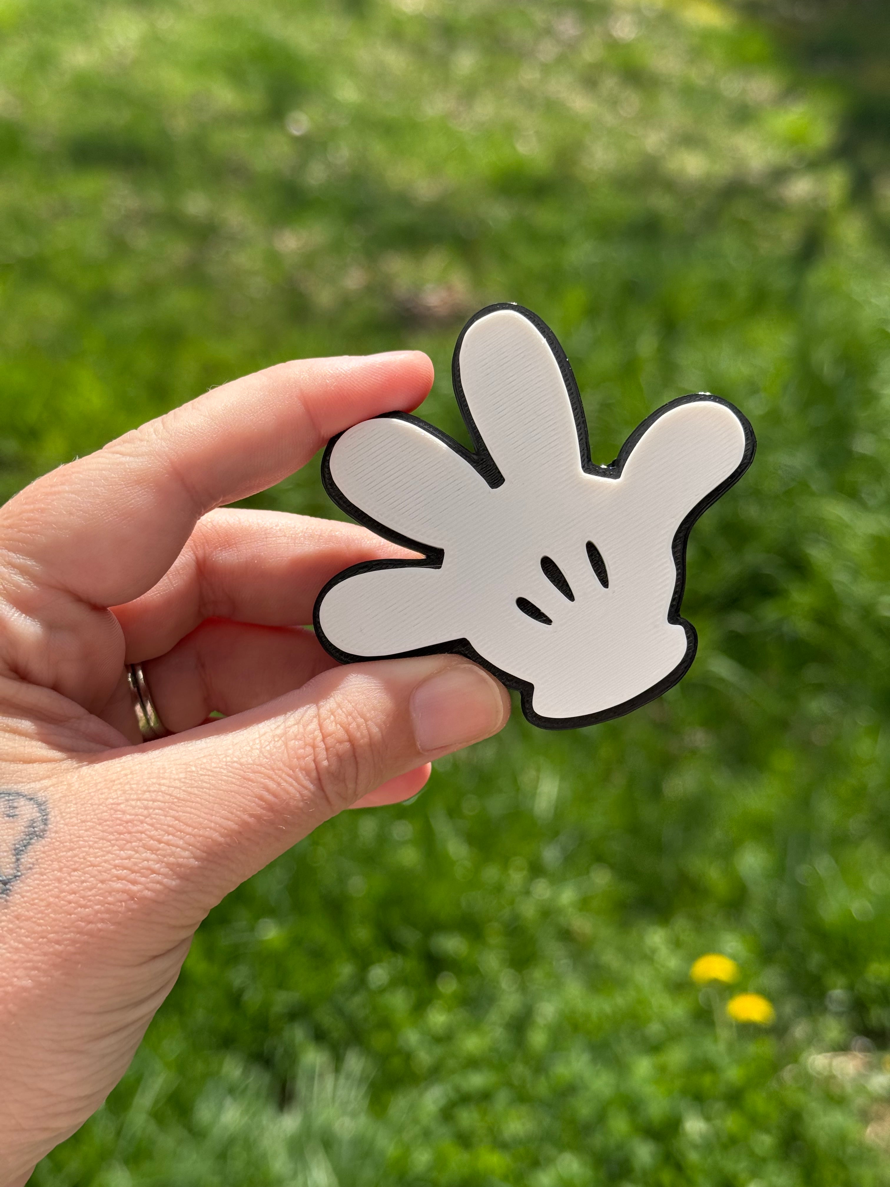 The Glove Statement Charm