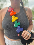 Rainbow Main Street Mouse Balloons Ready-To-Wear Statement Charm Set