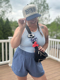Red Mouse Balloon Statement Charm