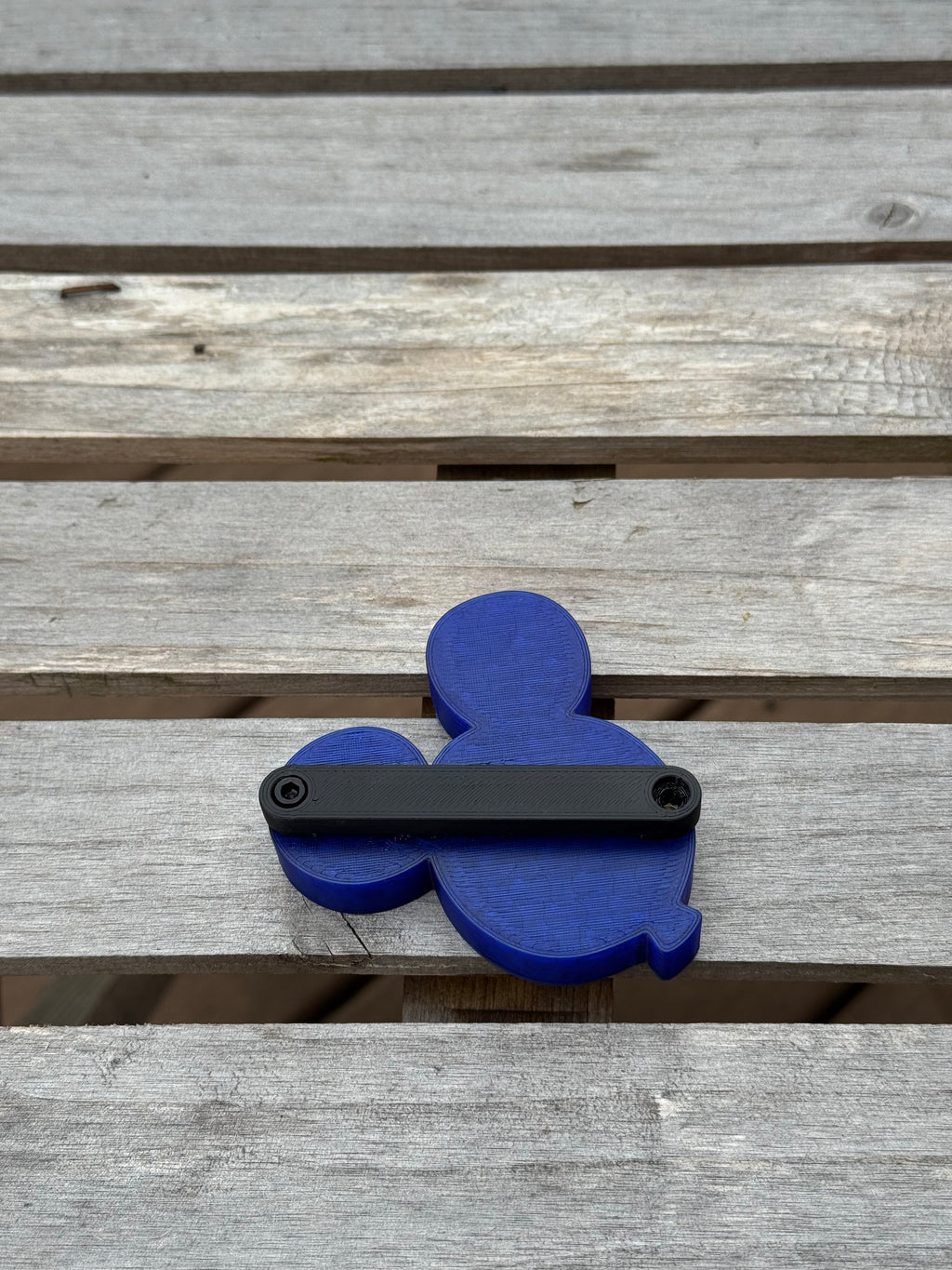 Blue Mouse Balloon Statement Charm