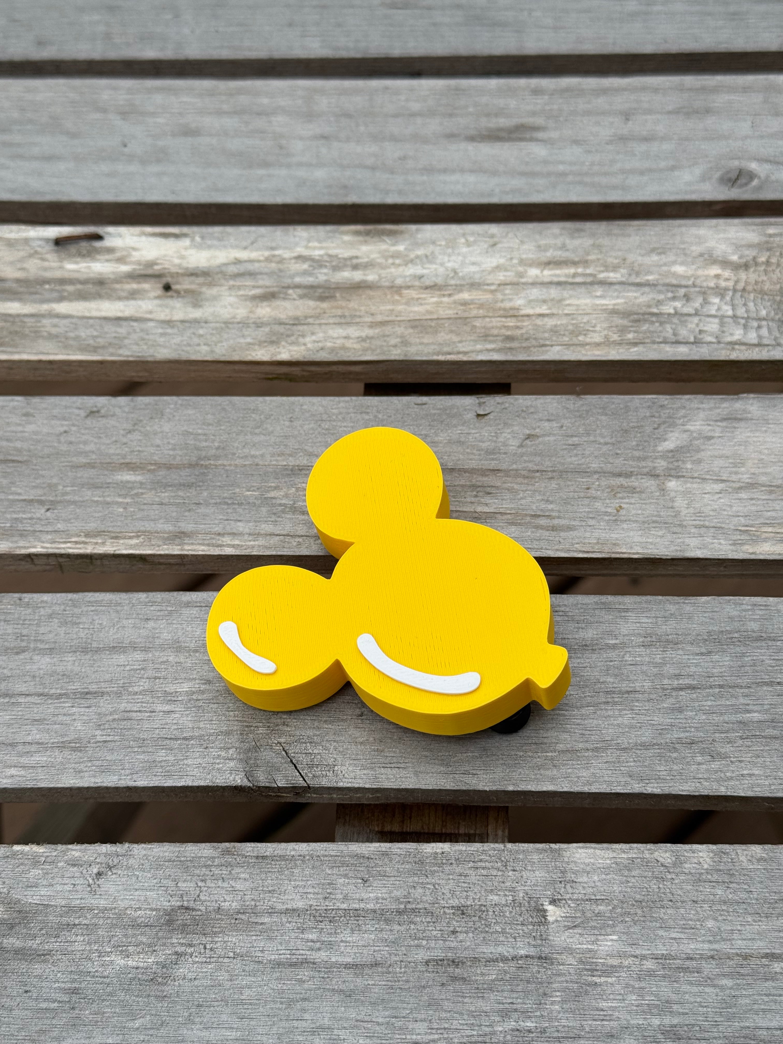 Yellow Mouse Balloon Statement Charm