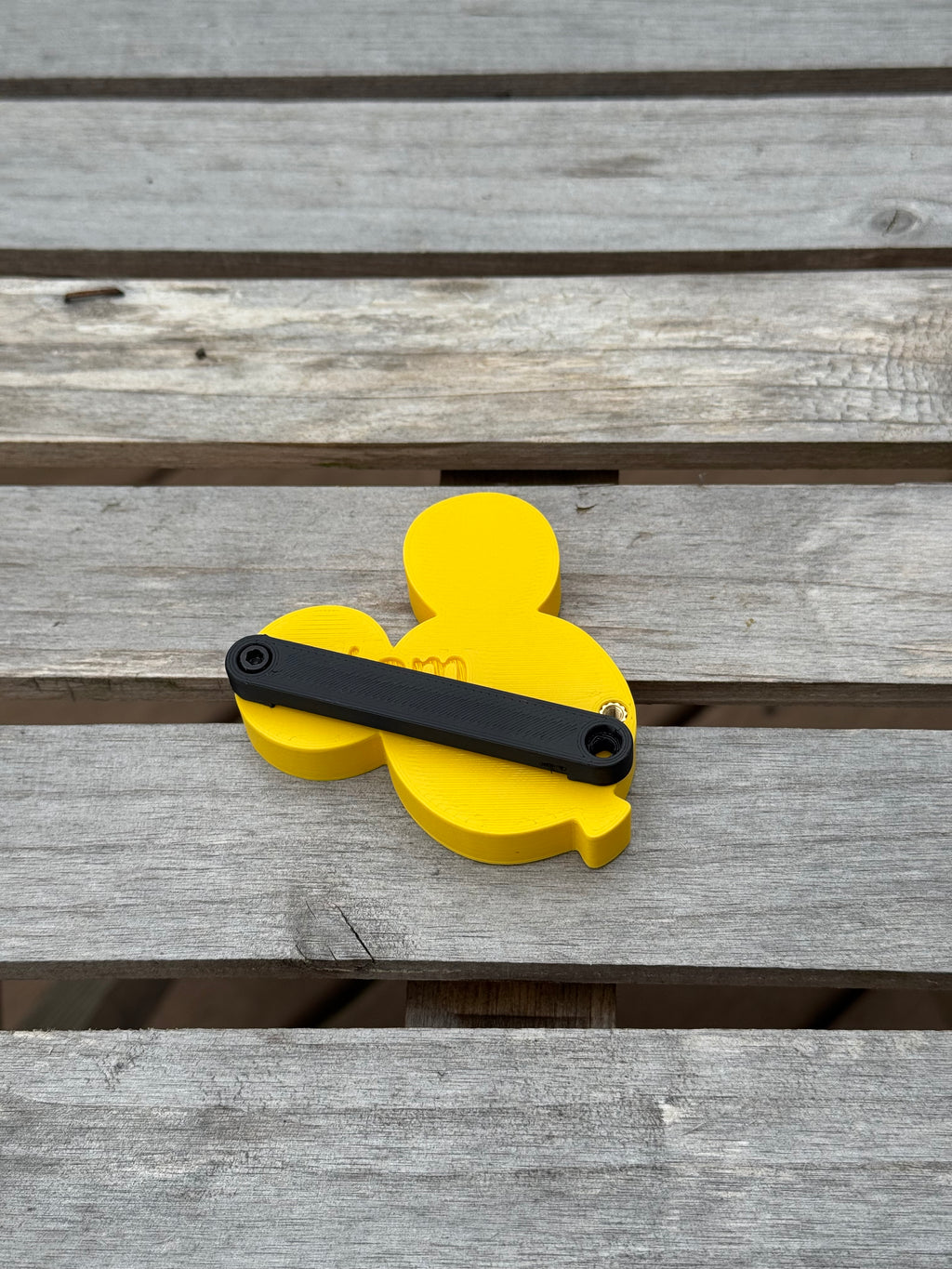 Yellow Mouse Balloon Statement Charm
