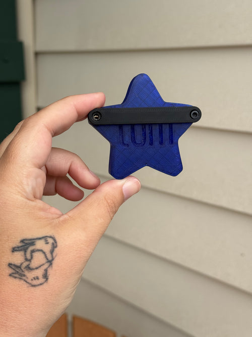 Blue Star Statement Charm