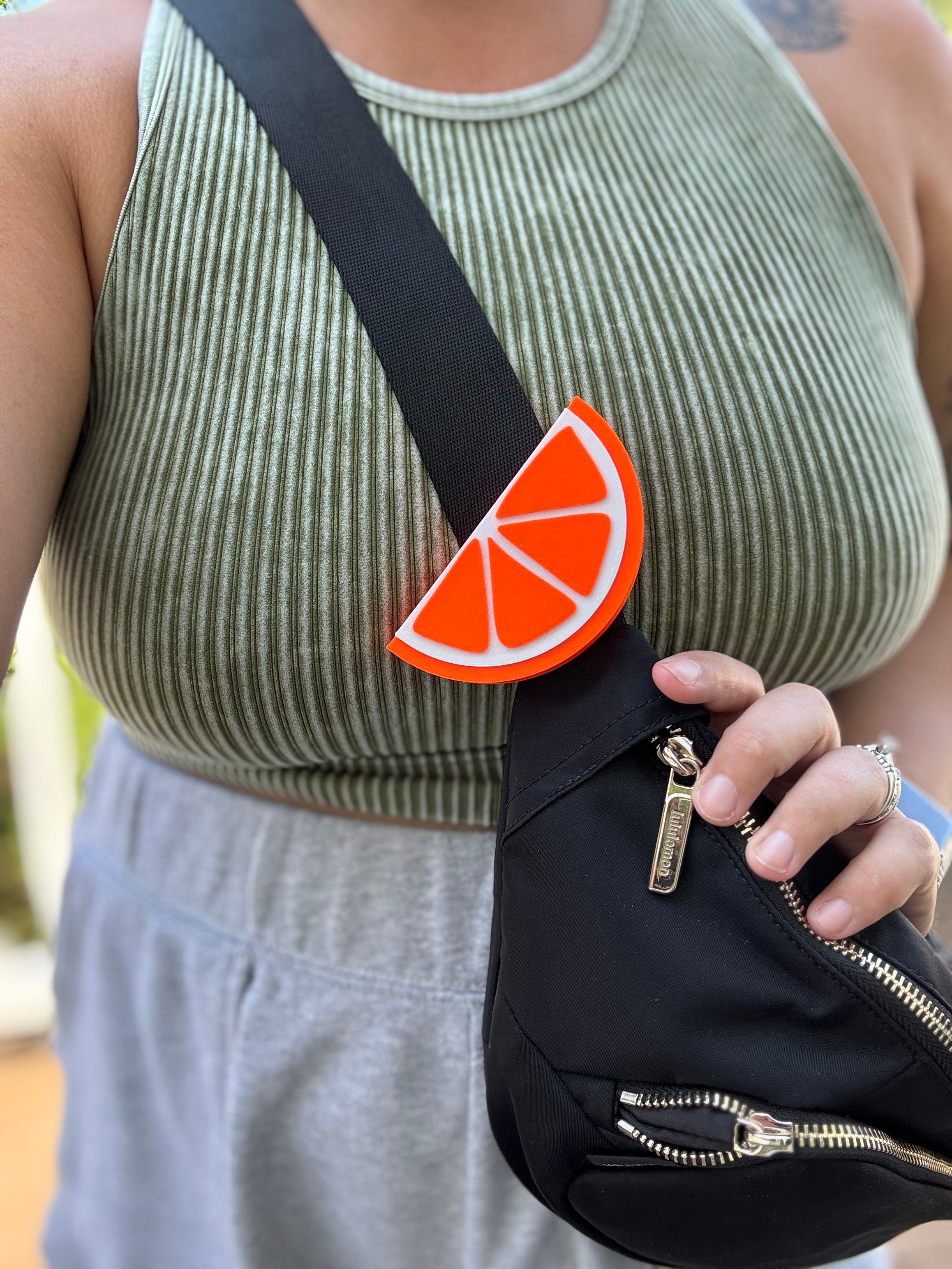 Orange Statement Charm