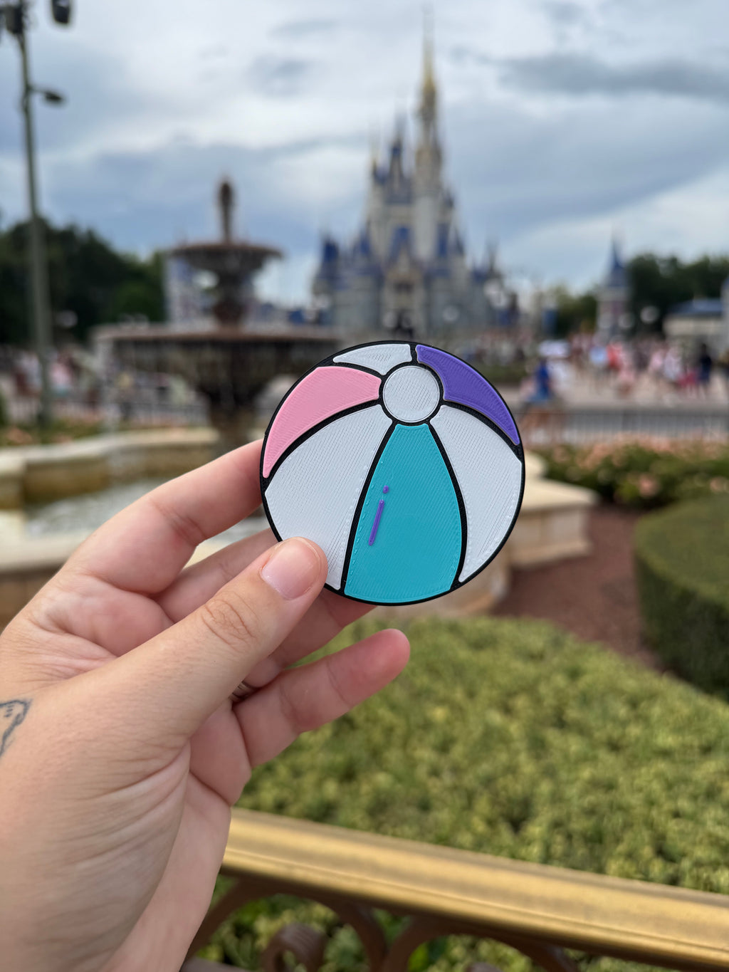 Beach Ball Statement Charm