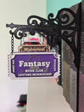 Genre Ticket Bookshelf Divider — Fantasy Edition