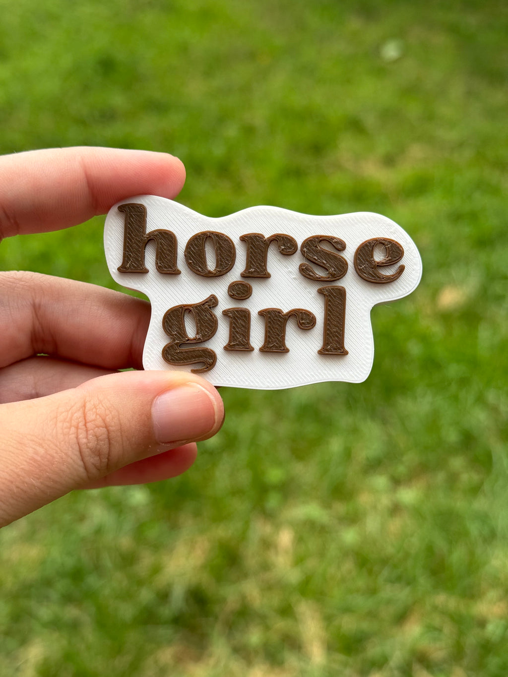 Horse Girl Statement Charm