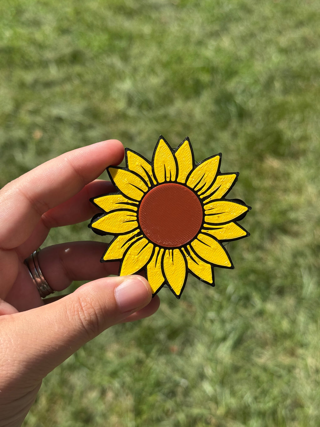 Sunflower Statement Charm