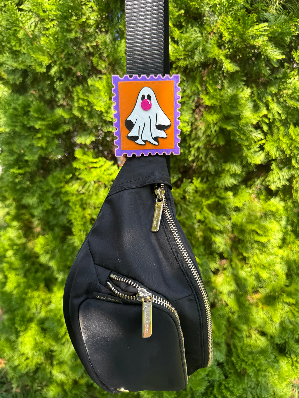 Ghostie with Pink Blow Bubble Statement Charm