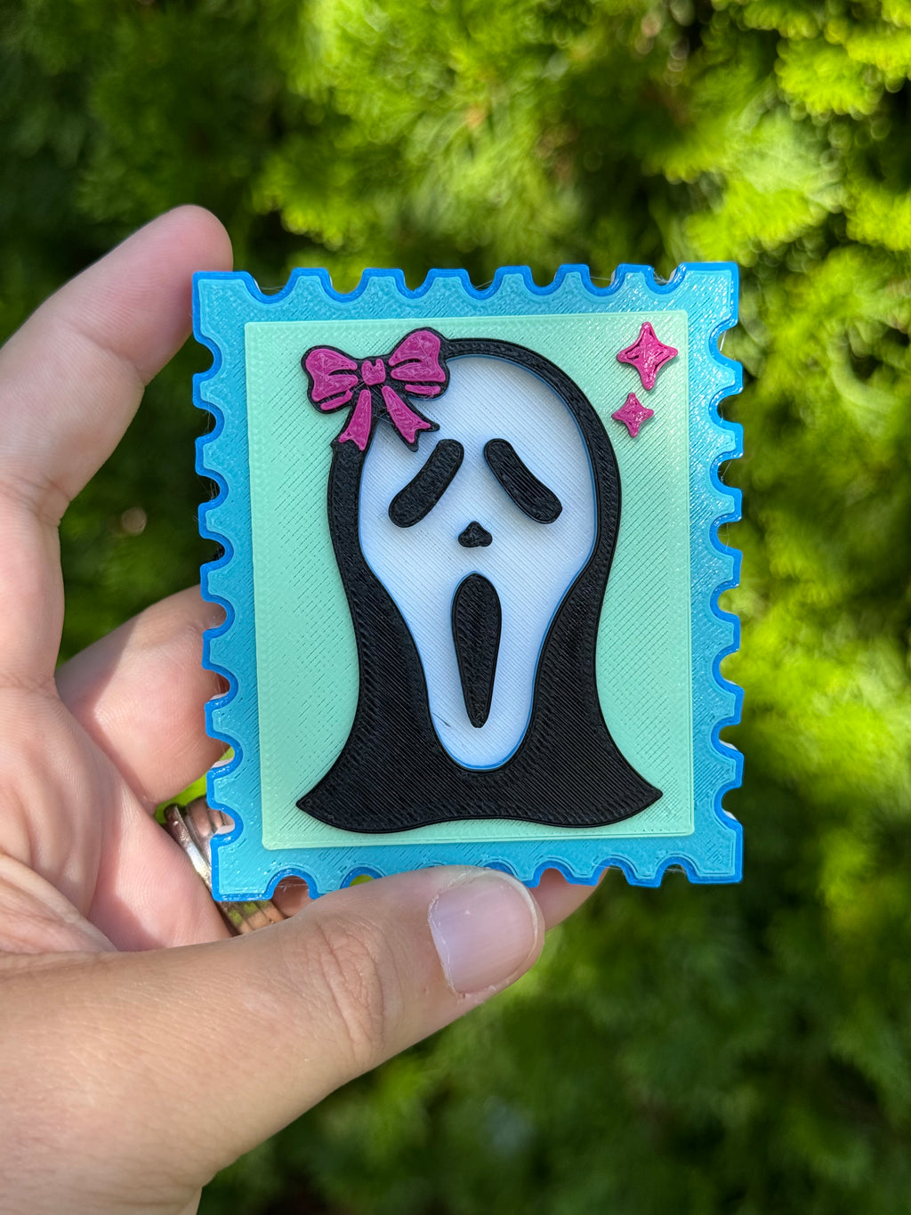 Ghost Face Statement Charm